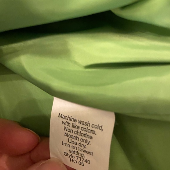 Green J. Crew Down Jacket with Fur Hood - Picture 6 of 6